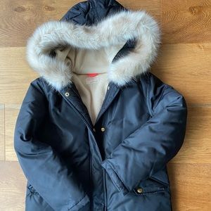 Crewcuts Girls Winter Jacket with furry hood